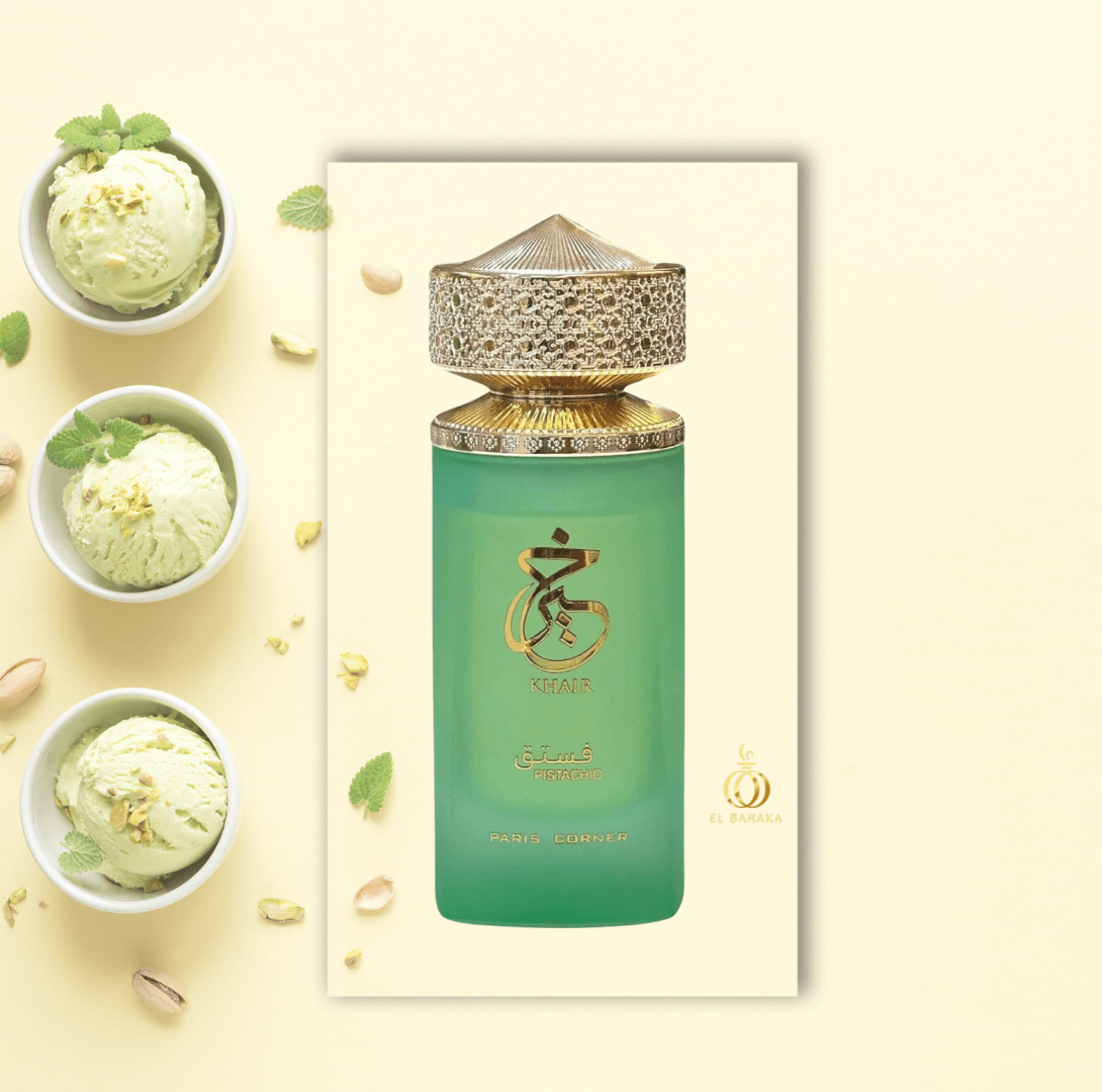 Parfum Kheir Pistachio disponible chez El Baraka